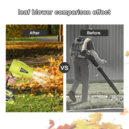SEESE Turbo Jet Blower - Cordless, Lightweight Leaf and Snow Blower with Pure Copper Motor for Effortless Car Drying and Garden Maintenance