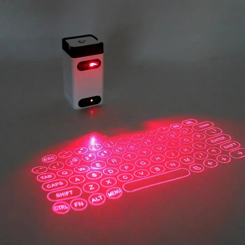 Revolutionary Bluetooth Wireless Virtual Laser Keyboard & Touch Projector for Ultimate Typing on All Your Devices