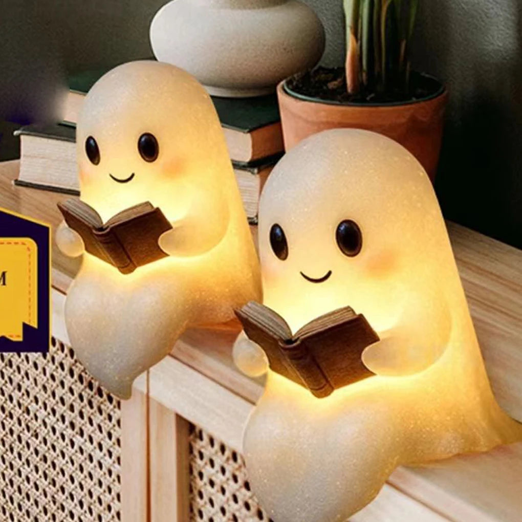 Enchanting 3D LED Ghost Desk Light - Perfect for Halloween and Year-Round Home Decor
